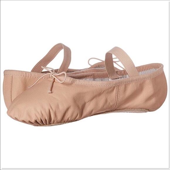 BLOCH Dansoft Leather Full Sole Ballet Shoes (B2) - Picture 1 of 4